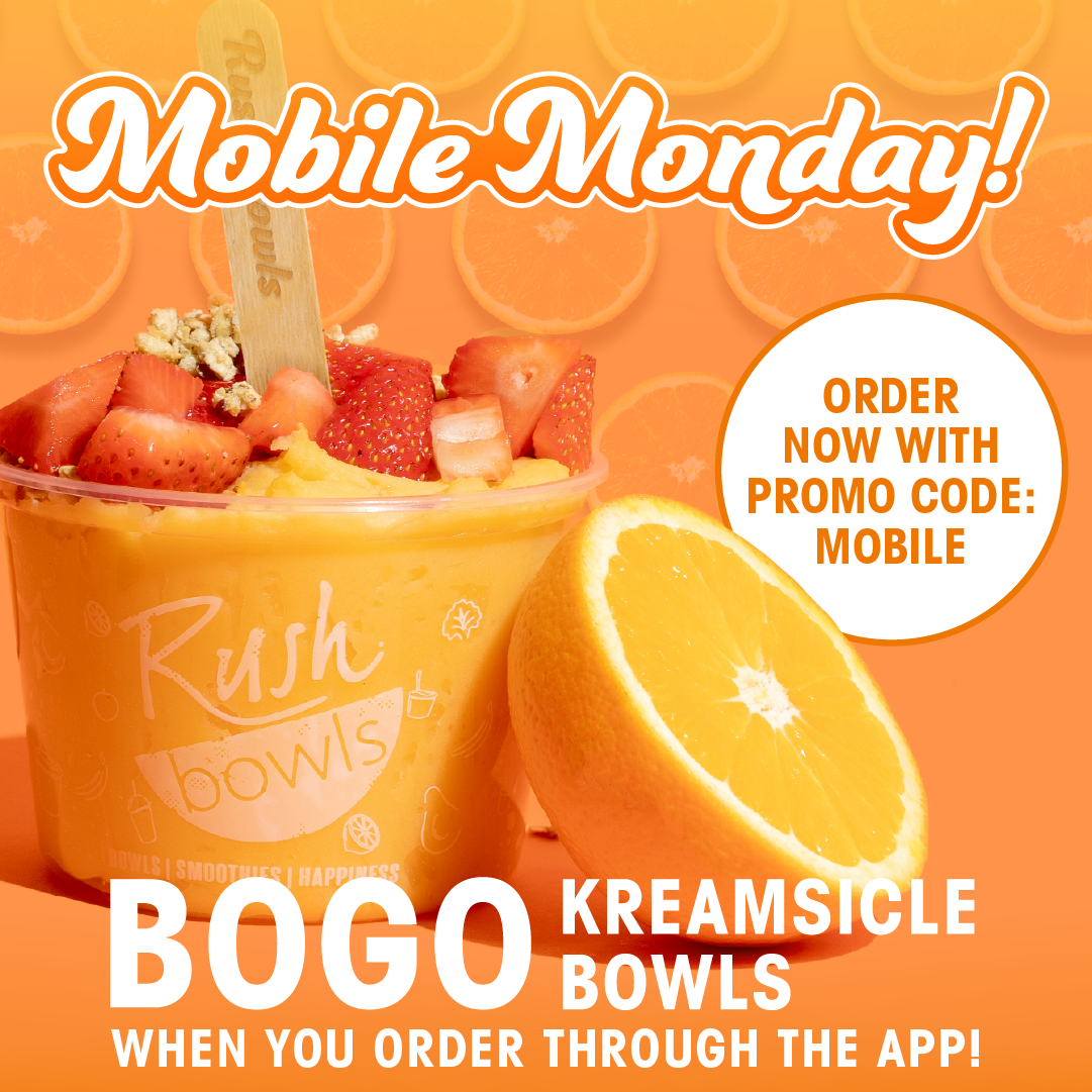 Rush Bowls. AllNatural, Healthy Smoothies, Fruit Bowls & Acai Bowls